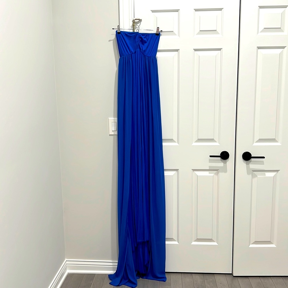 Royal Blue Maternity Photoshoot/Babyshower Dress